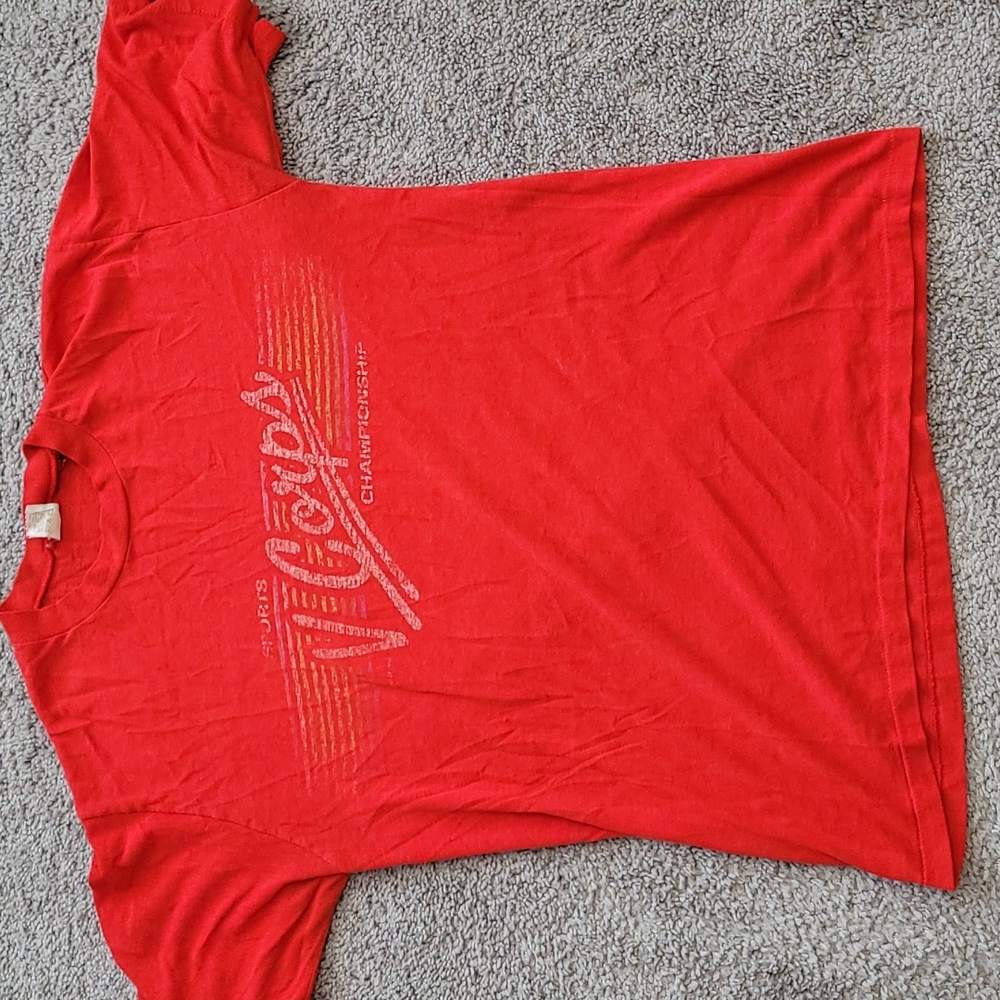 Vintage Eighties Sports Vcorps Championship poly-cotton tshirt 1980s